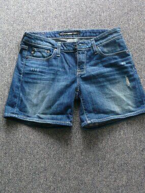 Women's Big Star 1974 Remy Low Rise Fit Denim Blue Jean Shorts Size 27